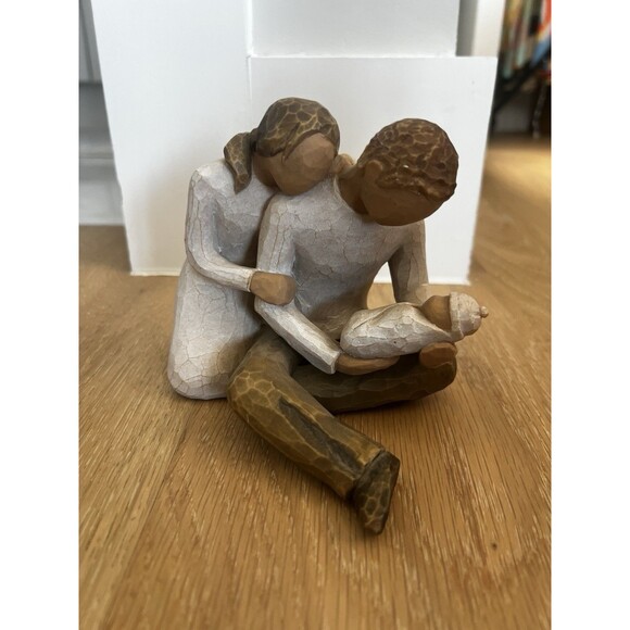 Willow Tree by Susan Lordi New Life Couple with Infant Demdaco 26029 - Picture 1 of 7